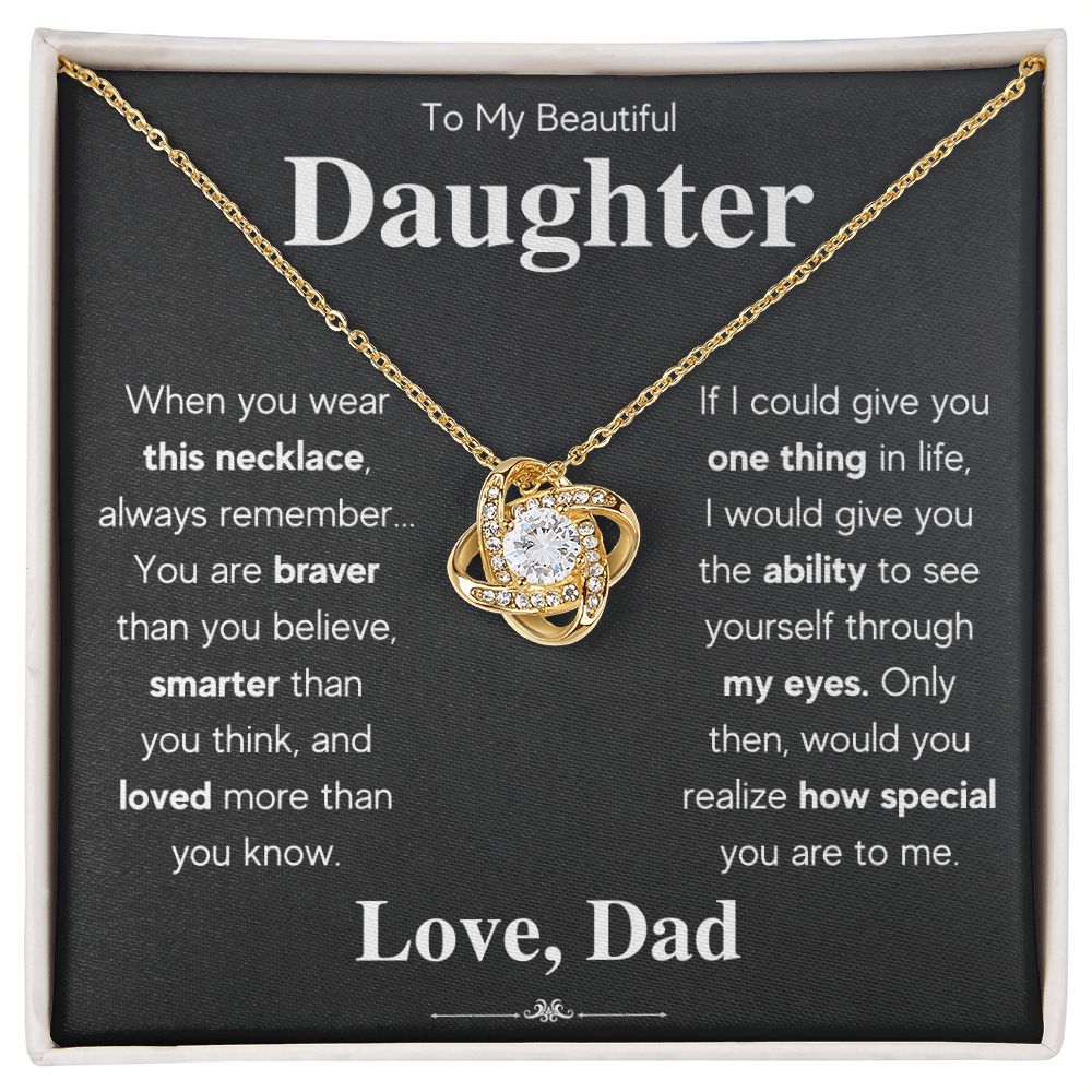 father daughter necklace birthday badass daughter necklace gifts for d –  Belesmé - Memorable Jewelry Gifts